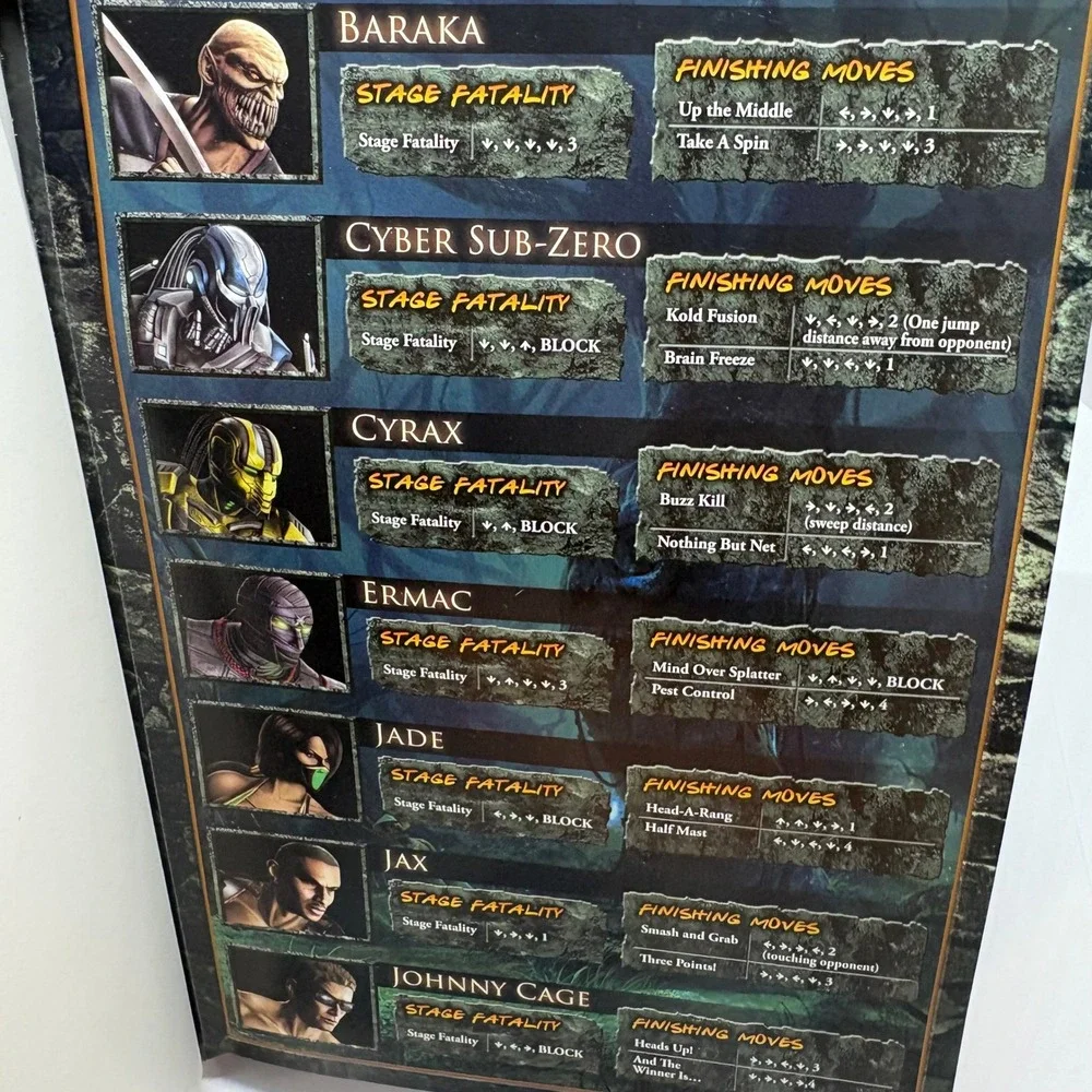Strategy Guide Mortal Kombat Prima Official Game Guide Book 2011 PS3 XB